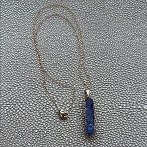 Amethyst Crystal Pendant Necklace